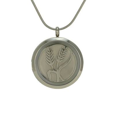 Classic Wheat Cremation Pendant III